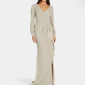 NEW - Adrianna Papell Women's Metallic Jersey Dress